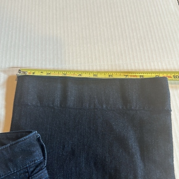 Banana Republic Logan dark jeans w 5 buttons down the legs zipper front poxkets - Picture 11 of 11
